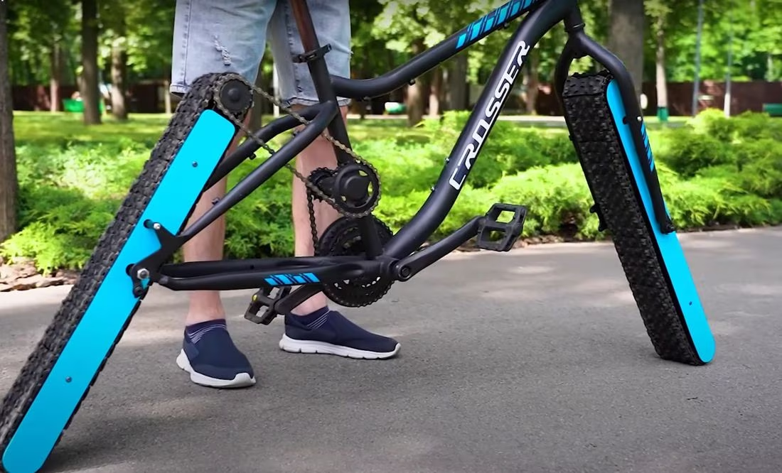 Así es la bicicleta sin ruedas que sí funciona