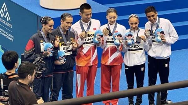 FUKUOKA 2023: MÉXICO GANÓ PLATA HISTÓRICA EN NATACIÓN ARTÍSTICA