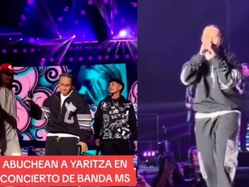 Video. Yahritza y su Esencia son abucheados en concierto de Banda MS tras polémicos comentarios