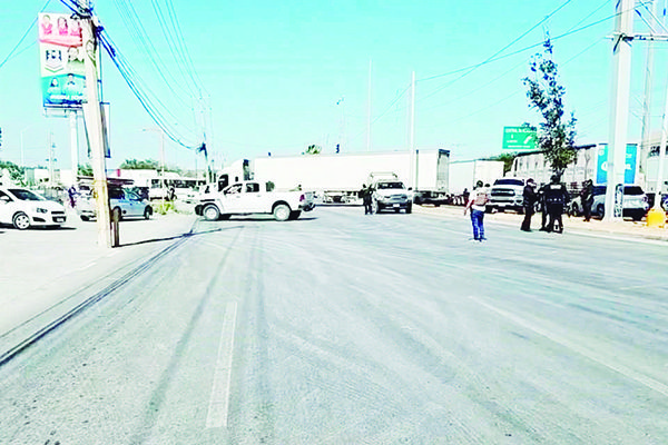 Se registra bloqueo en Reynosa