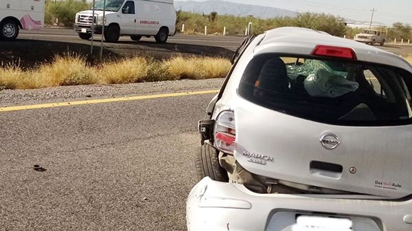 Se lesiona conductor; protagoniza accidente