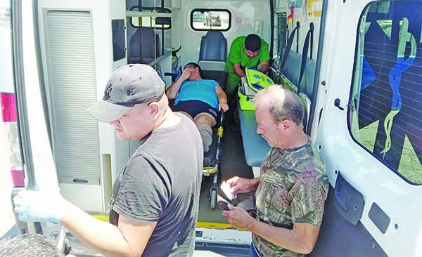 Resulta lesionada después de choque