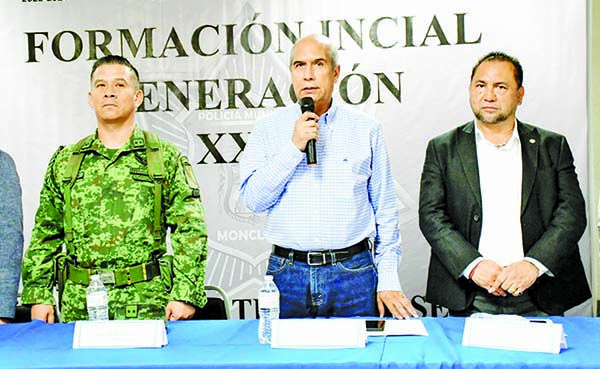 Tendrá Monclova, más y mejores policías: MD 