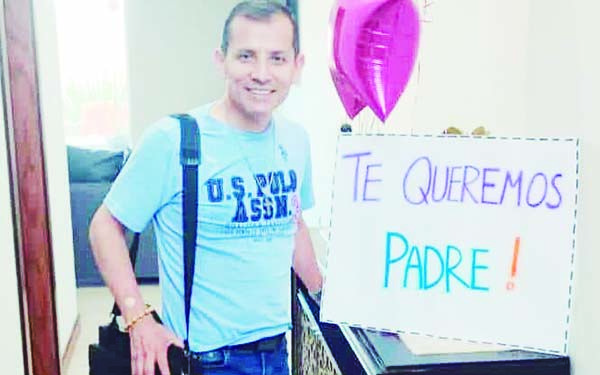 Sale del hospital el Padre Gerardo