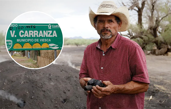 Sobreviven produciendo el carbón de mezquite