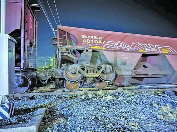 Descarrila tren carguero en Frontera