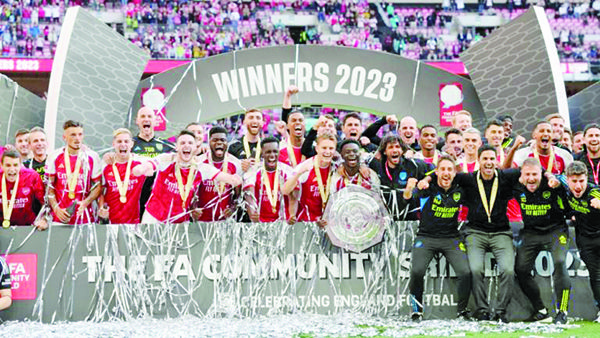 ARSENAL VENCE EN PENALTIS AL MANCHESTER CITY Y SE CORONA EN LA COMMUNITY SHIELD