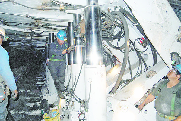 Falla abanico en mina 8; se activan los protocolos