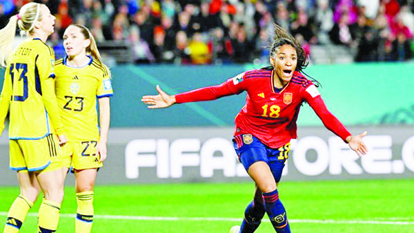 ESPAÑA VENCE A SUECIA CON GOL AL MINUTO 90 Y SE CLASIFICA A LA FINAL DEL MUNDIAL FEMENIL