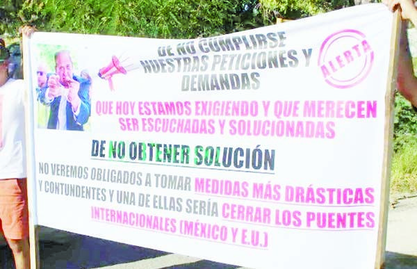 Dirigentes se deslindan de bloqueo a puentes