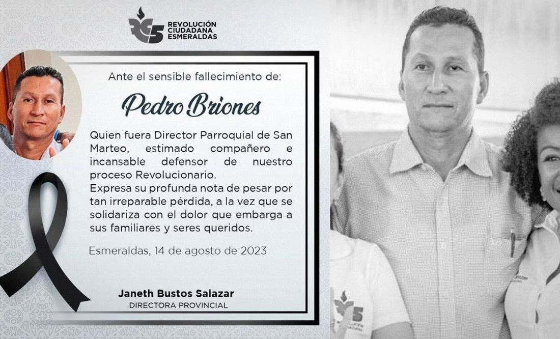 Asesinan a otro líder político en Ecuador, a sólo 5 días del ataque contra el candidato presidencial Villavicencio