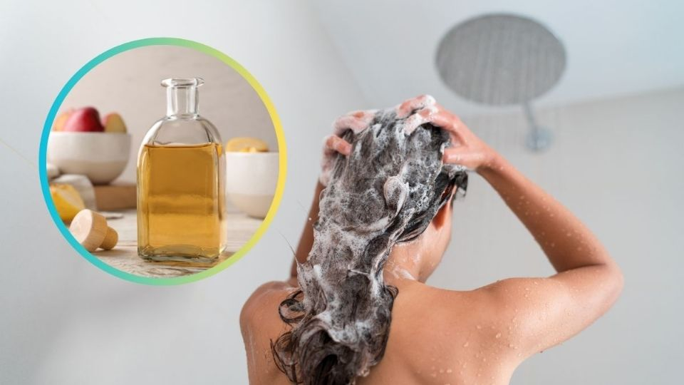 ¿Qué pasa si le pongo vinagre al shampoo?