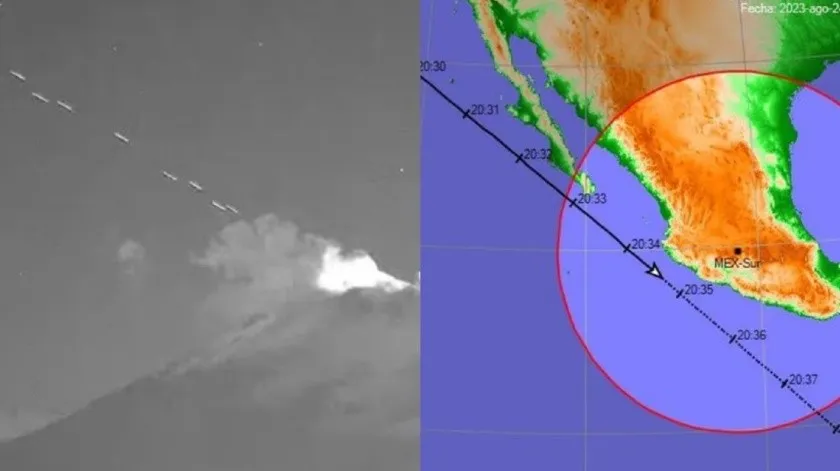 VIDEO: Captan ráfaga de luces «saliendo» del Popocatépetl: ¿qué eran?