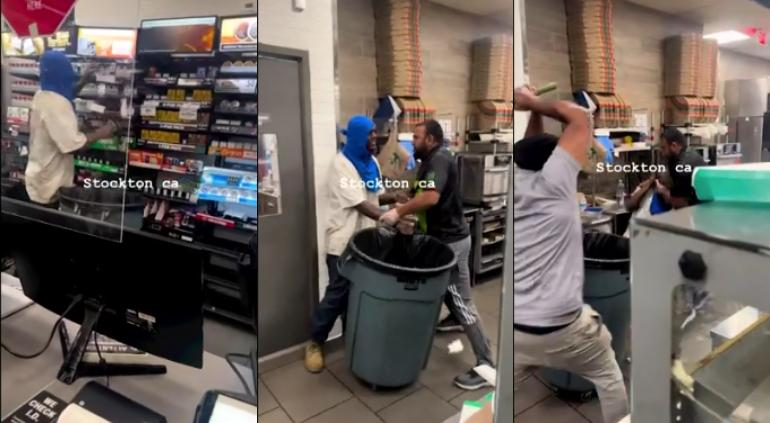 Intentó robar cigarros en 7-Eleven y empleado lo agarró a palazos