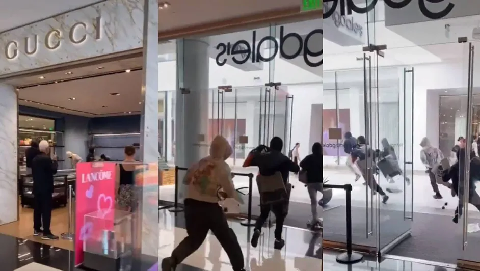Pandilla roba con facilidad una tienda Gucci en Los Ángeles 