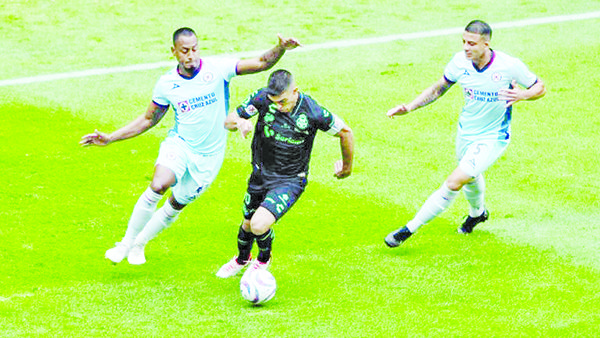 CRUZ AZUL Y SANTOS LAGUNA REPARTEN PUNTOS EN LA JORNADA 4 DEL APERTURA 2023