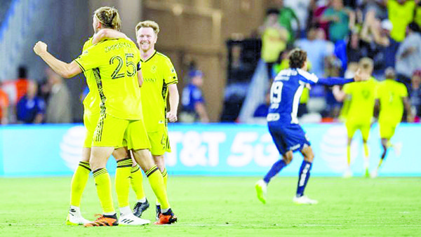 LEAGUES CUP: NASHVILLE AVANZA A LA FINAL LUEGO DE ELIMINAR AL MONTERREY
