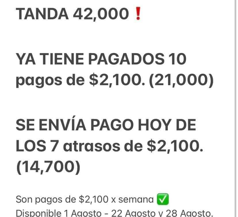 Estafa a más de 80 con tandas falsas