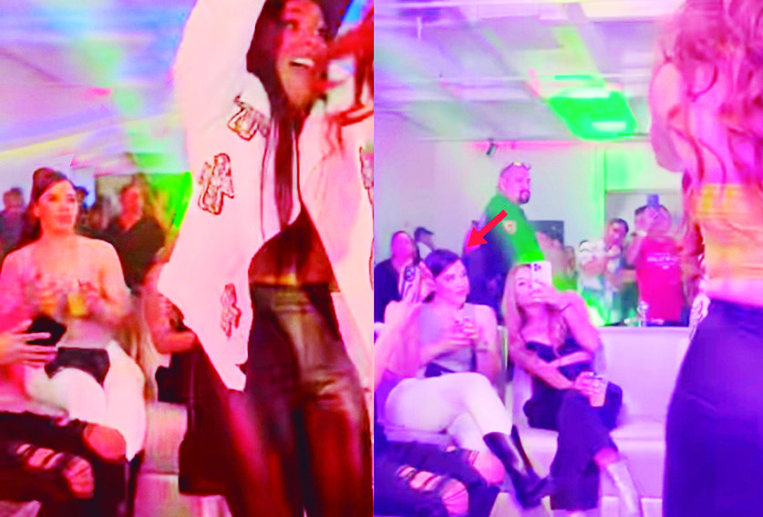 Captan a Emma Coronel en fiesta