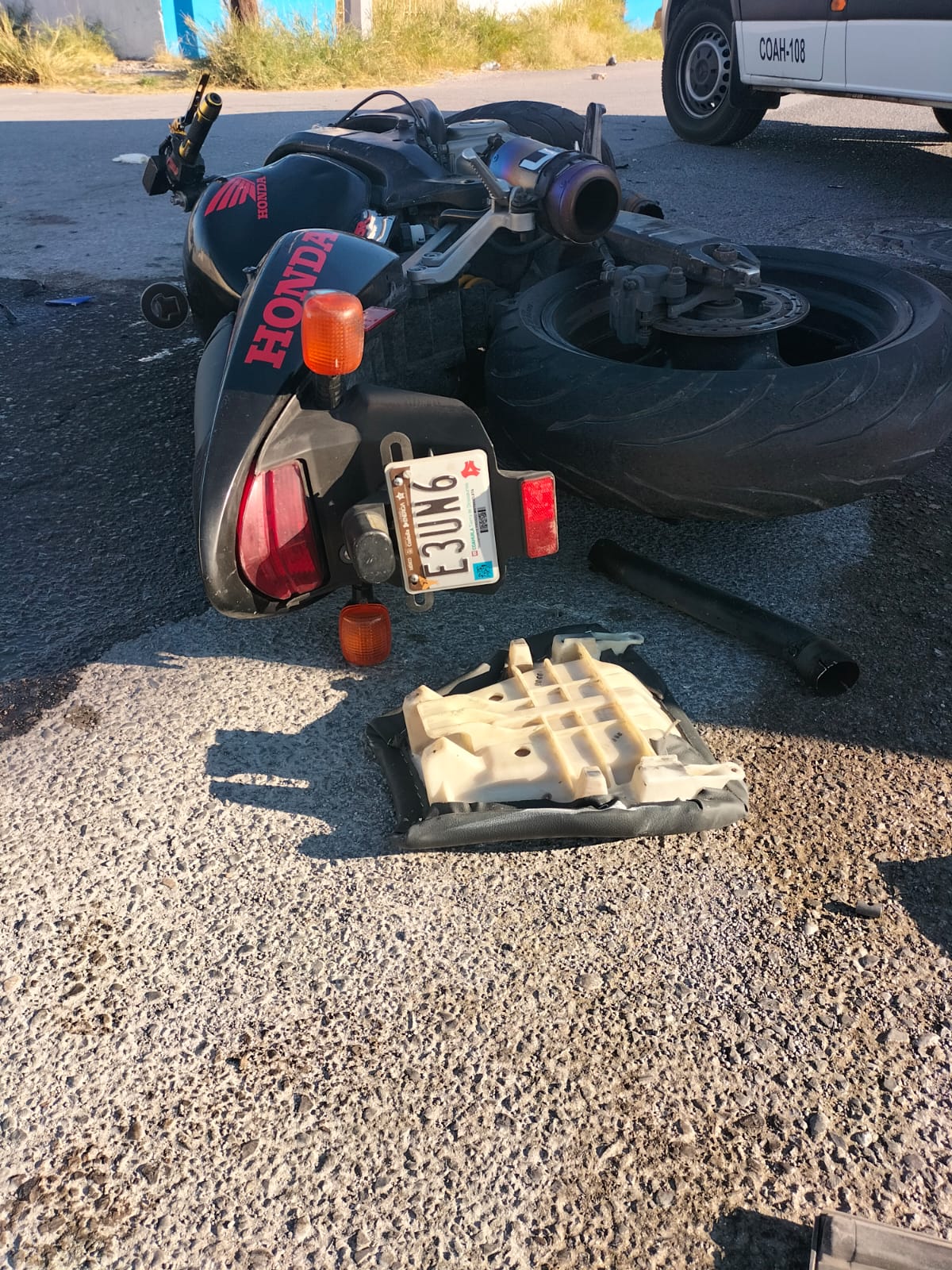Imprudente chofer mata a motociclista