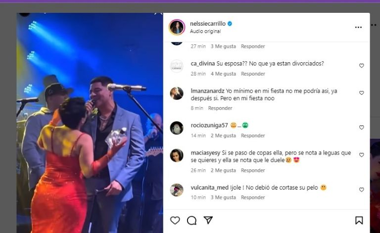 Eduin Caz le canta su exesposa una romántica canción en su fiesta de cumpleaños: “Nadie besará tan rico a mis labios como tú”
