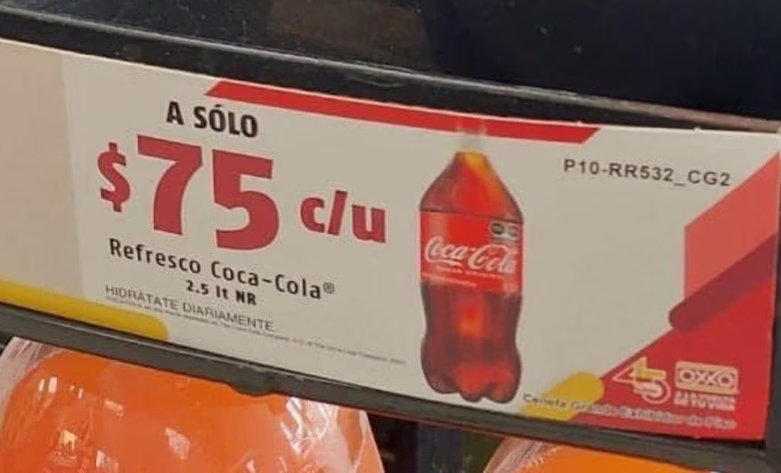 ¿Coca Cola a 75 pesos? Esto dice Oxxo