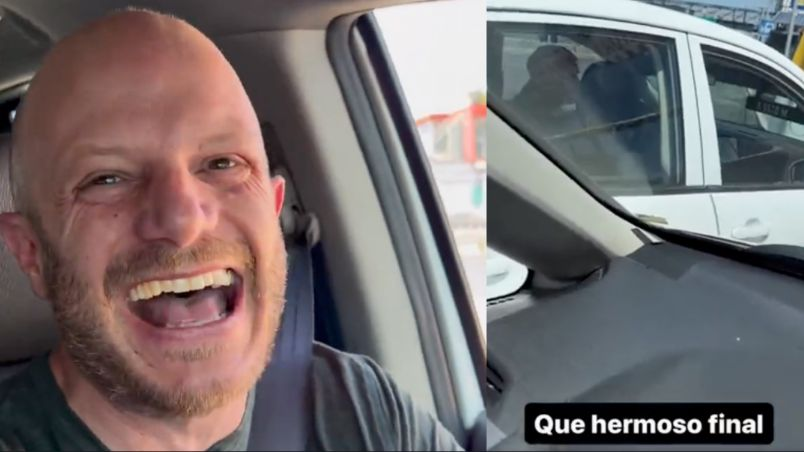 VIDEO: Facundo provoca fuerte accidente de auto, el comediante lo grabó todo y desata polémica