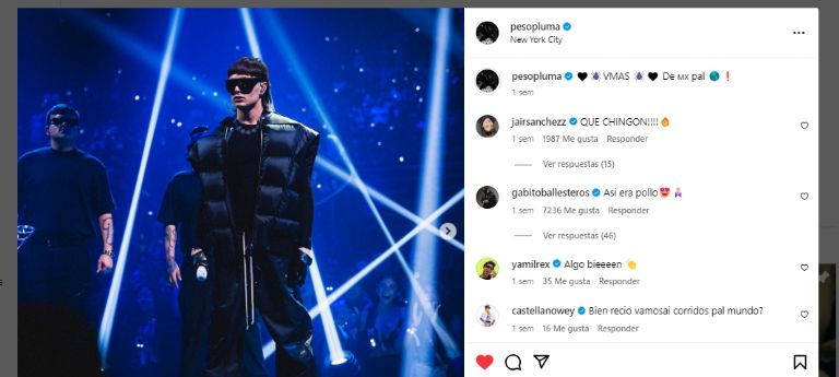 Cantante grupero arremete contra Peso Pluma por cobrar 20 millones de pesos por evento