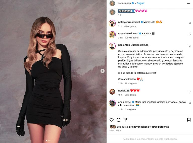 Belinda se pone cariñosa y regala 70 mil pesos a las participantes de «La más draga»