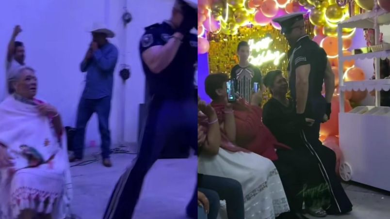 VIDEO: abuelita celebra sus 80 años con una fiesta temática de «solo para mujeres» junto a sus amigas