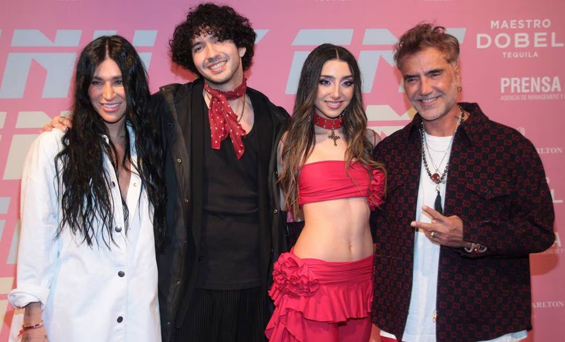 Tinu y Emi, hijos de Alejandro Fernández, debutan en la música alejados de la canción ranchera