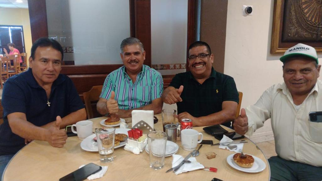 Dialogan y acuerdan ex alcaldes con el Profe Cardona… Pactan llegar unidos; ya en los tiempos para Frontera