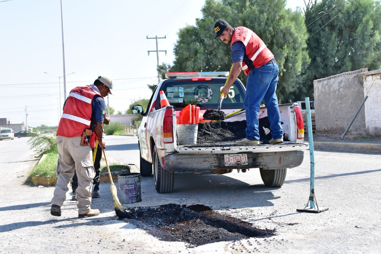Avanza bacheo en 4 Ciénegas