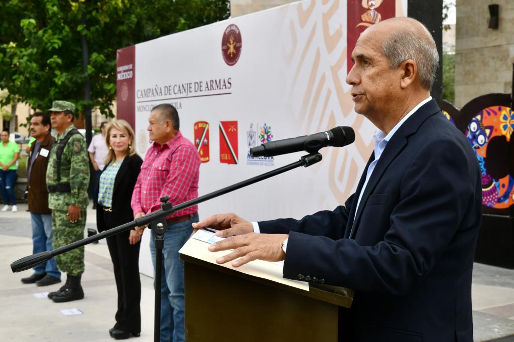 Inicia la campaña de canje de armas