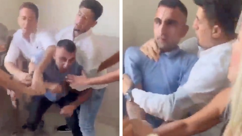 IMÁGENES FUERTES: a golpes un hombre saca a su hermana del salón de clases, no quiere que vaya a la escuela