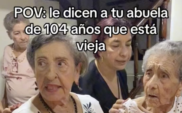 Mujer de 104 festeja el cumpleaños 82 de una de sus hijas y se hacen virales: VIDEO
