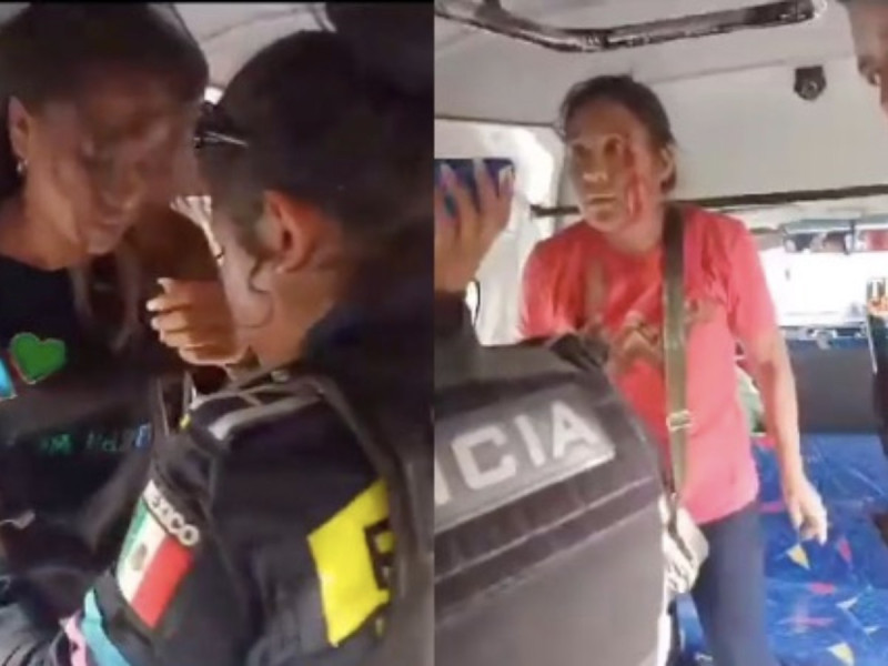 ¡Mío, ese hombre es mío! Filtran VIDEO de pelea pasional de mujeres en una combi