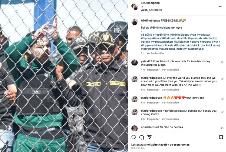 Tekashi 6ix9ine sale de prisión tras pagar fuerte fianza; le prohiben salir de República Dominicana