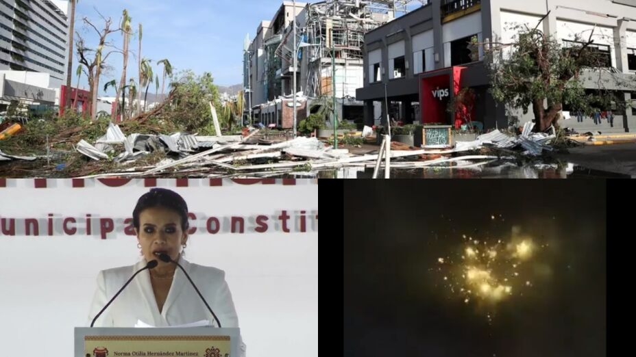 ¡Le valió! En medio de la desgracia, alcaldesa de Chilpancingo celebra informe con pirotecnia
