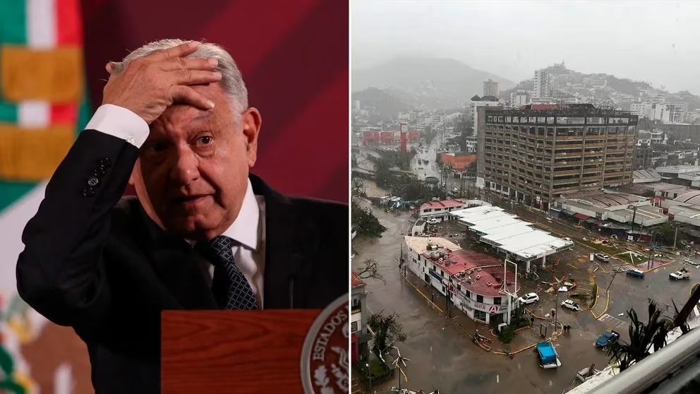 AMLO compara otros desastres y ‘minimiza’ el impacto del Huracán Otis en Acapulco: “No nos fue tan mal”