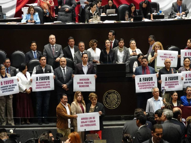 Morena y aliados Avalan en lo general el PEF 2024