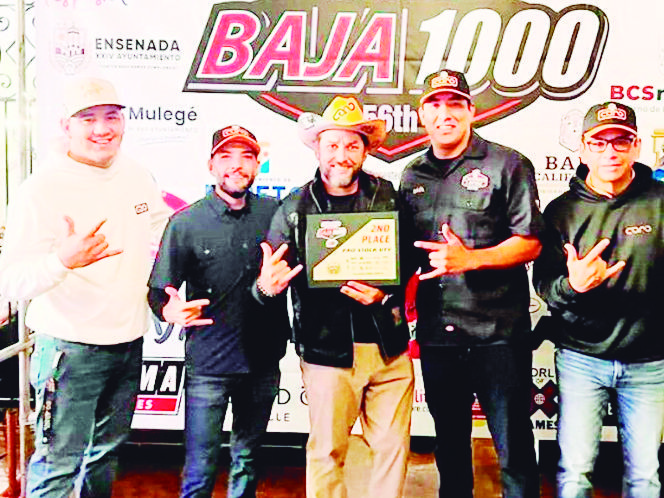 Sinaloense logra histórico segundo lugar en la Baja 1000