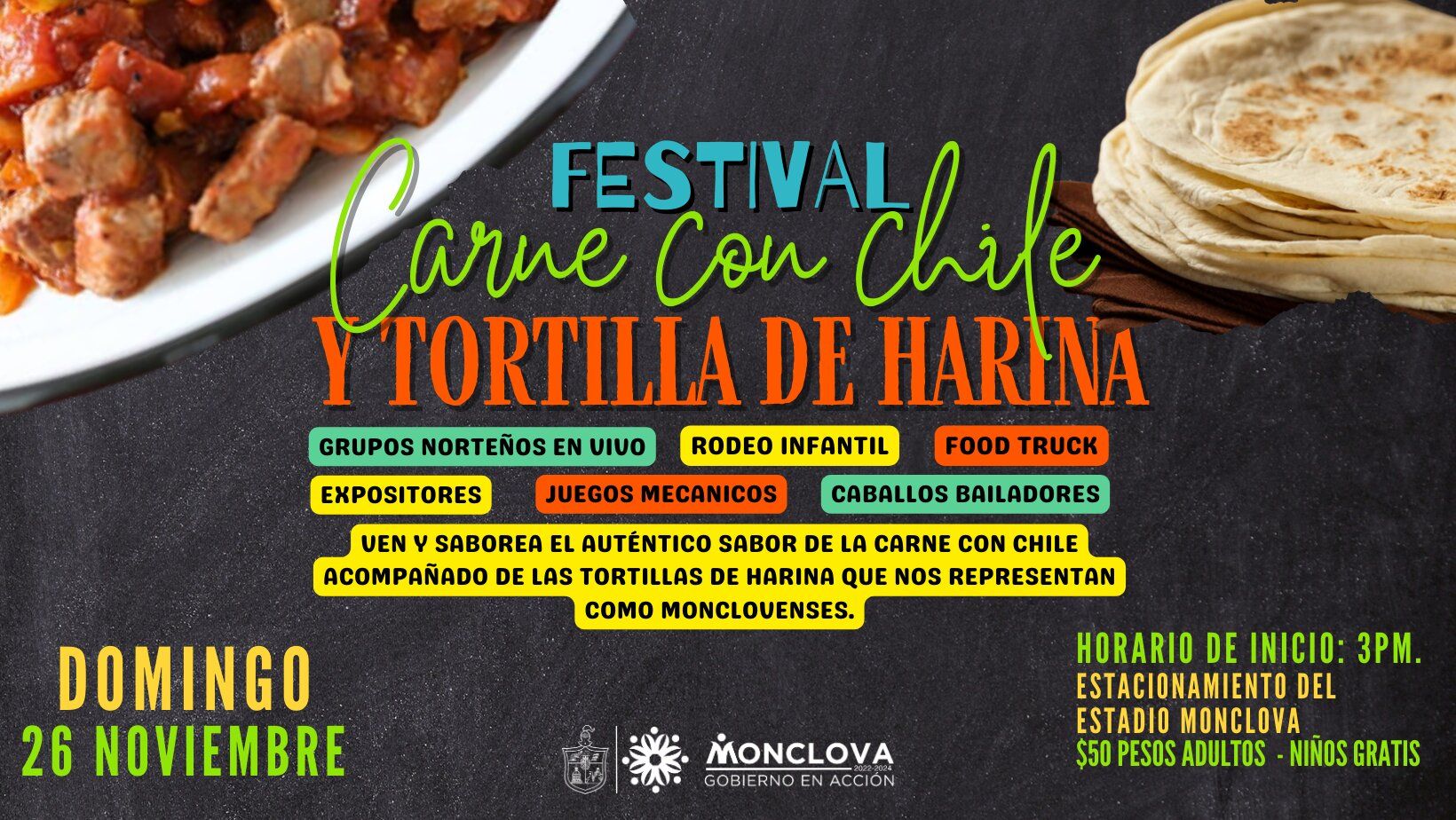 Vienen Cadetes de Linares a festival de carne con chile