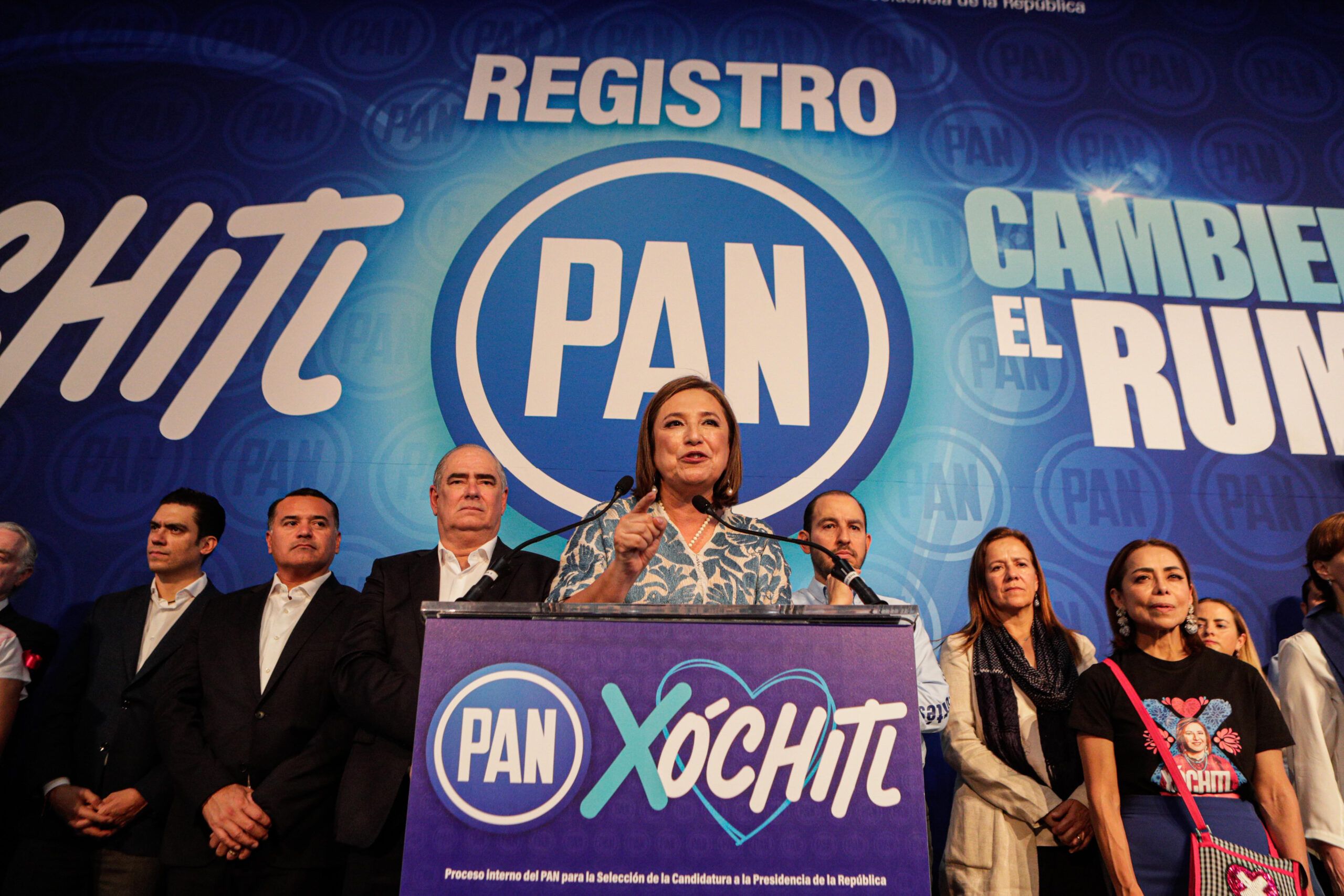 Ratifica Gálvez en el PAN su registro
