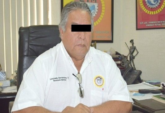 Pretendía líder sindical extorsión de casi 1mdp