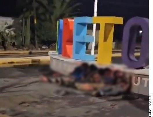Dejan 5 cuerpos en la glorieta de Loreto, Zacatecas
