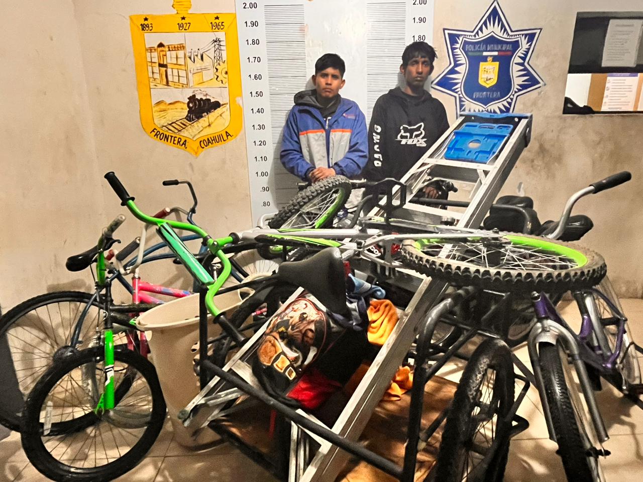 Atrapan a ladrones; robaron 8 bicicletas