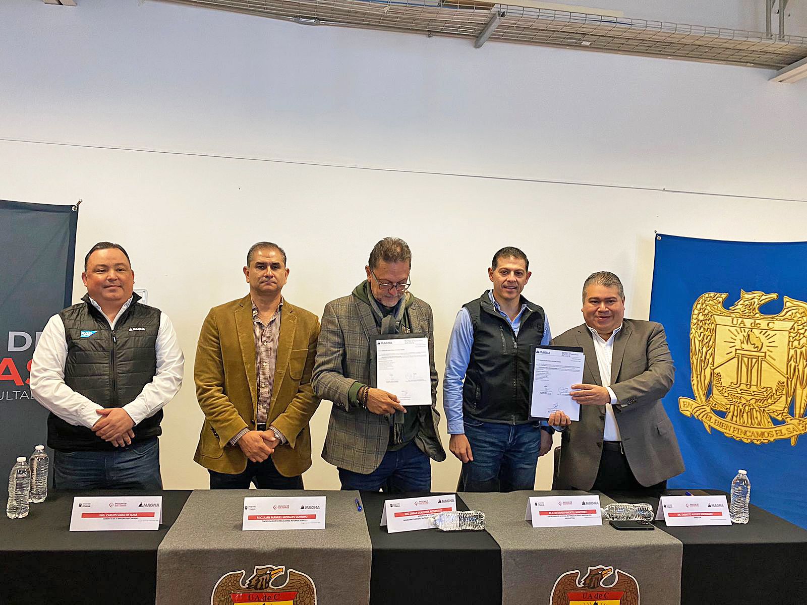 Inauguran en Arteaga el “Laboratorio Magna”  Suman esfuerzos la UAdeC y la empresa Magna Mecanismos