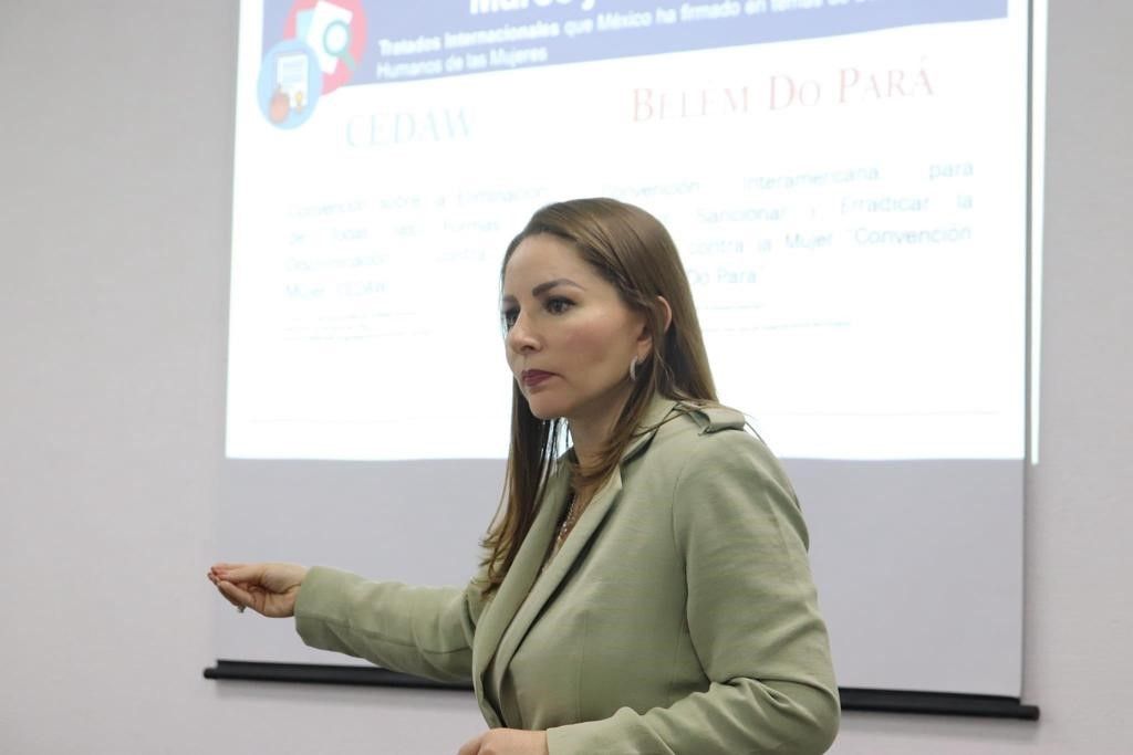 Comparte ICM conferencia a foro de abogadas y abogados
