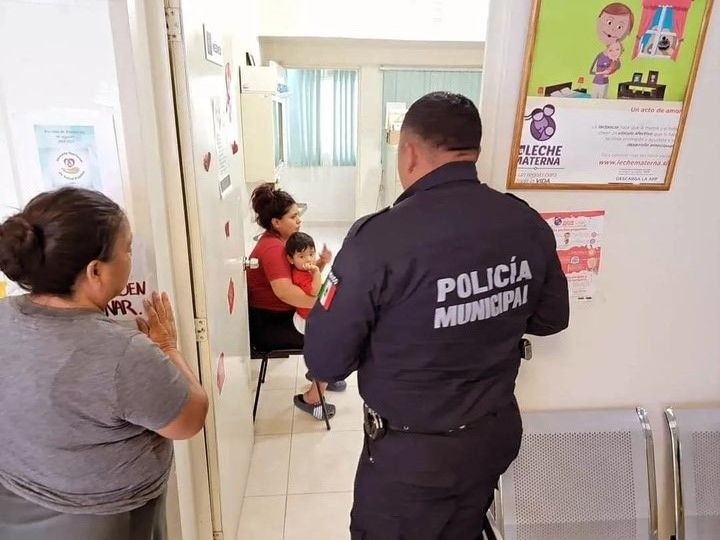 Infante se traga moneda de 1 peso